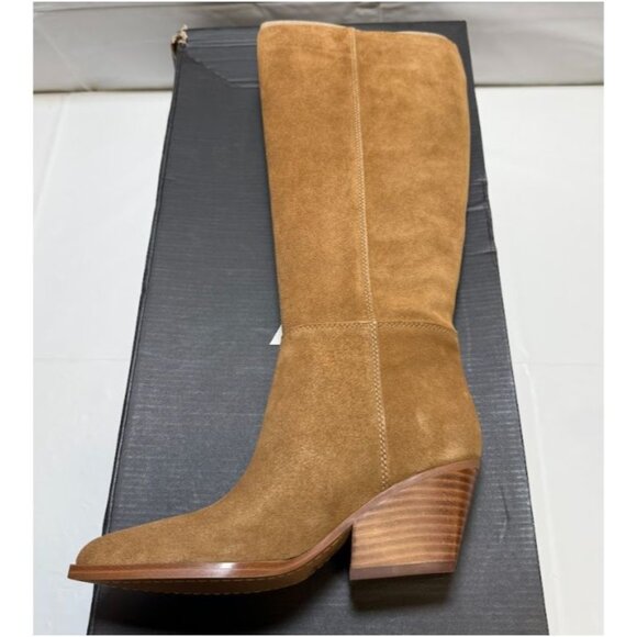 Marc Fisher Womens Challi Pointed Toe Knee High Suede Boots Brown Size 5 NEW - Picture 3 of 7
